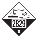IMO 8.0 CORROSIEF MET UN 2829