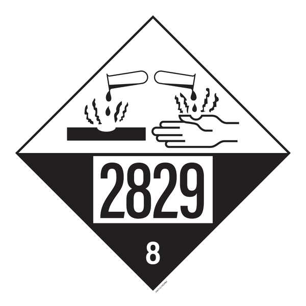 IMO 8.0 CORROSIEF MET UN 2829