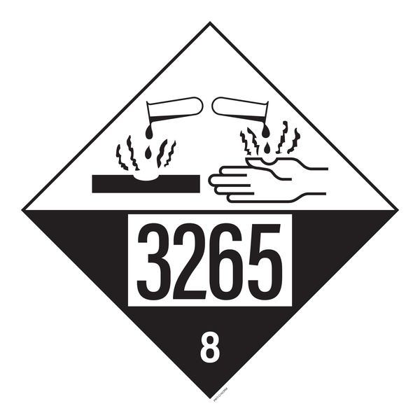 IMO 8.0 CORROSIEF MET UN 3265