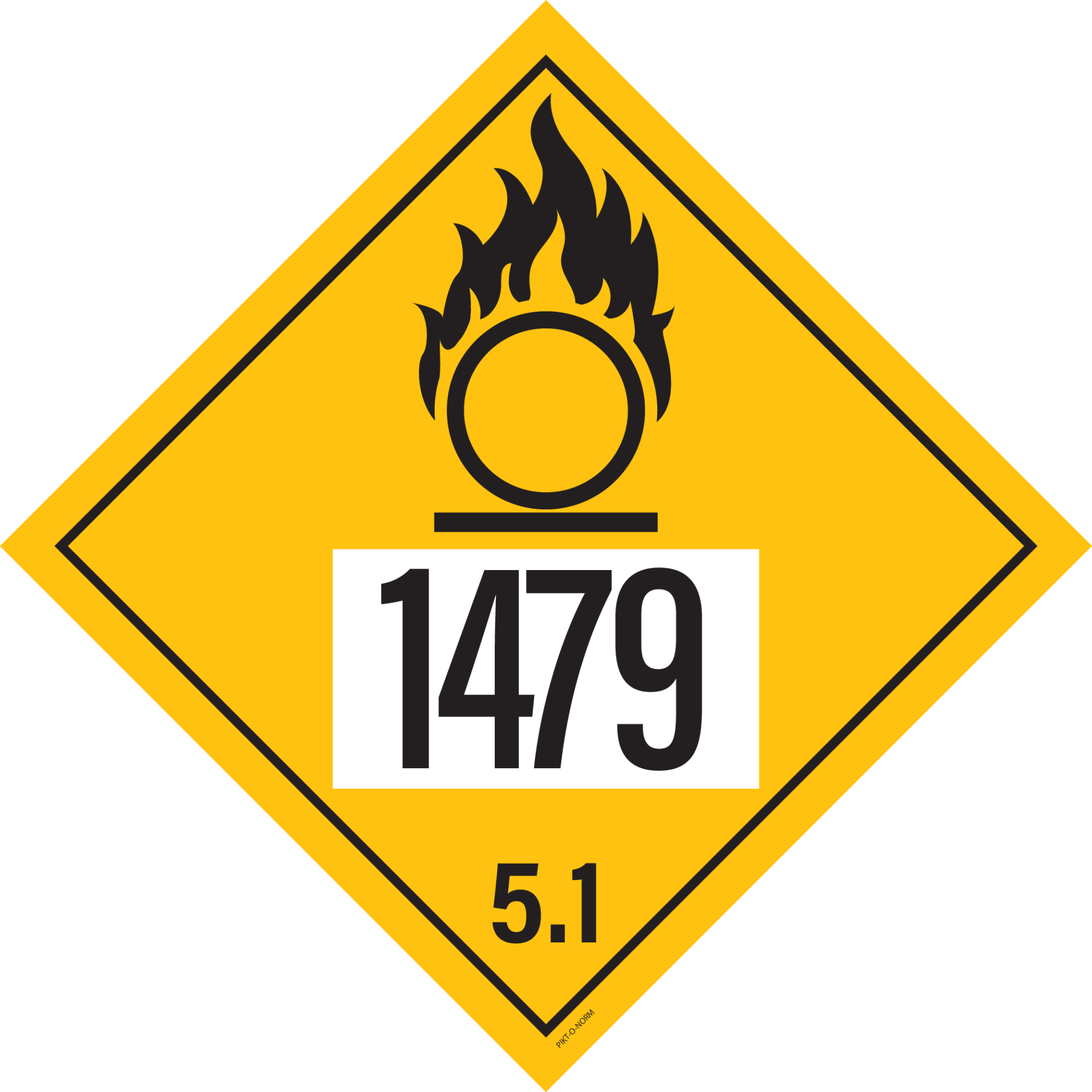 IMO 5.1. MATIÈRES COMBURANTES A UN 1479