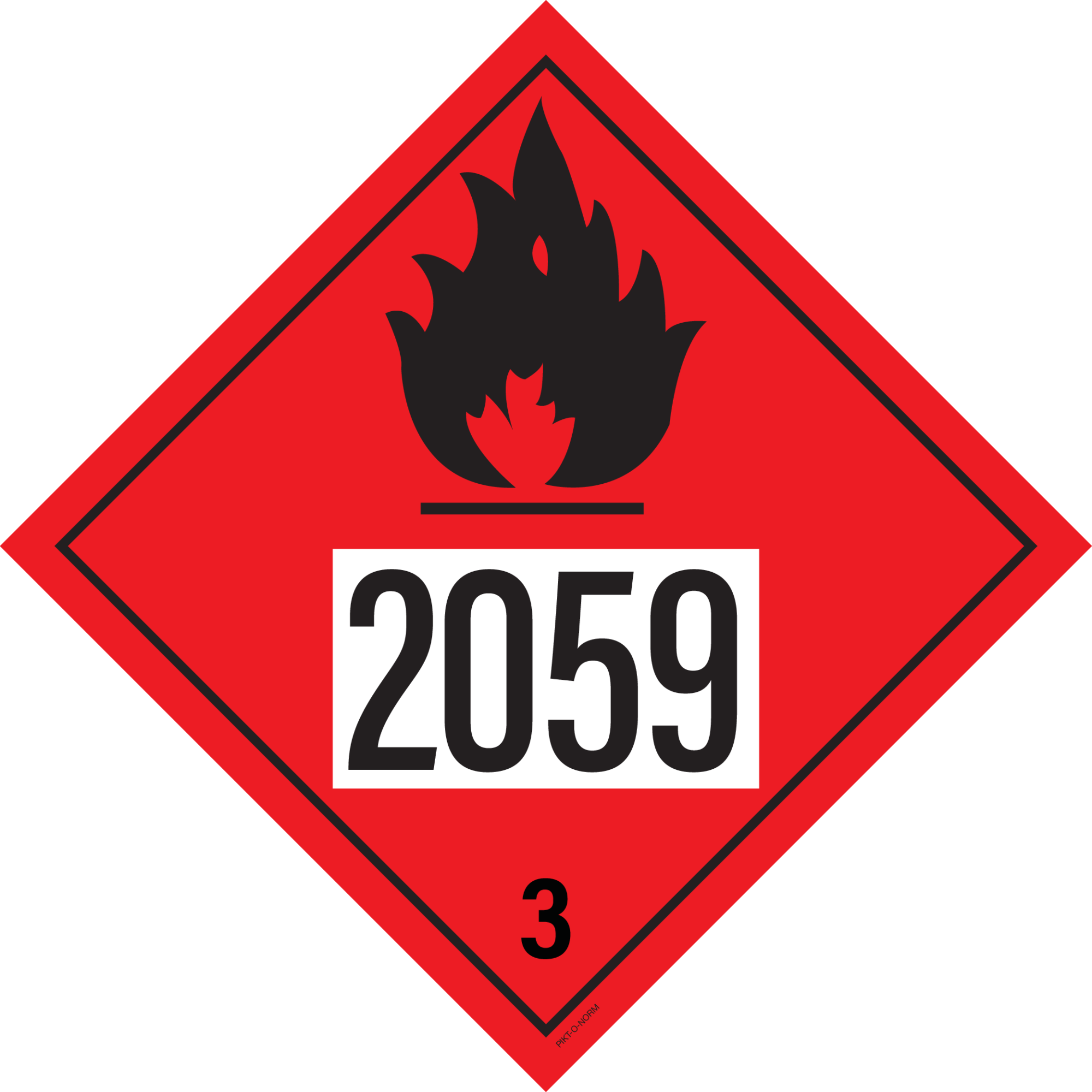 IMO 3.0. LIQUIDES INFLAMMABLES A UN 2059