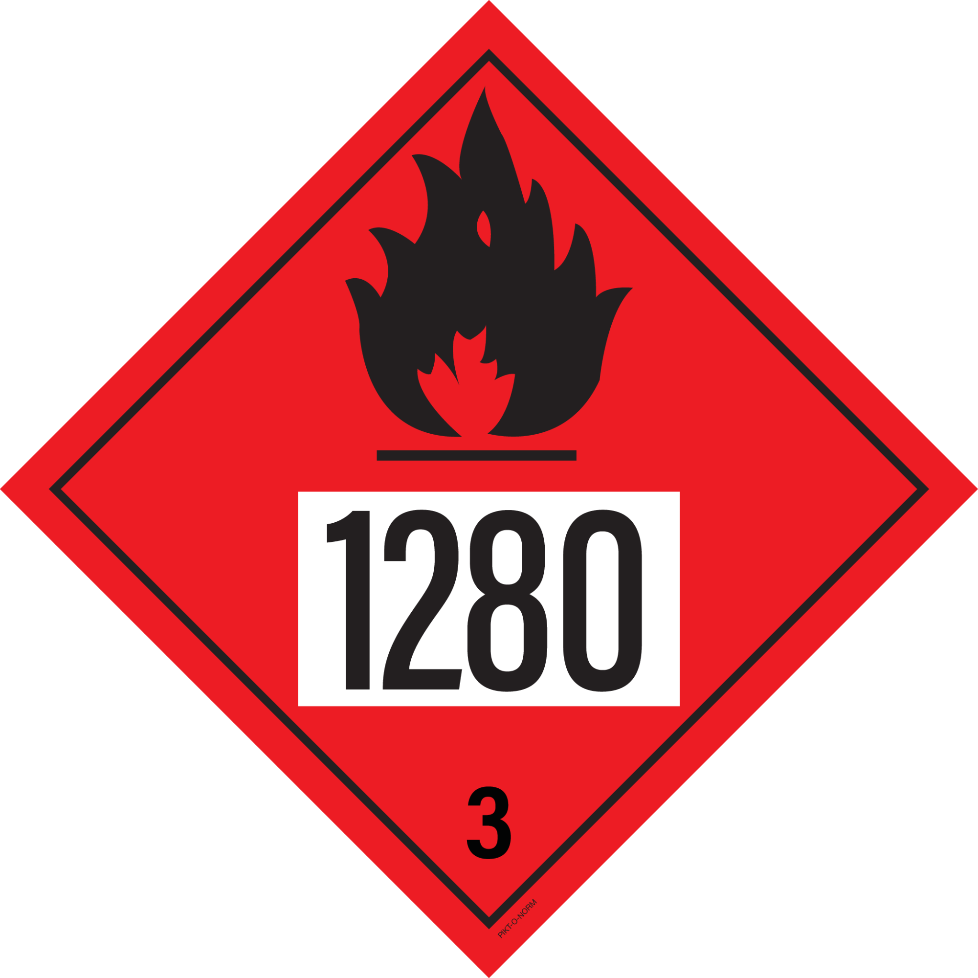 IMO 3.0. LIQUIDES INFLAMMABLES A UN 1280