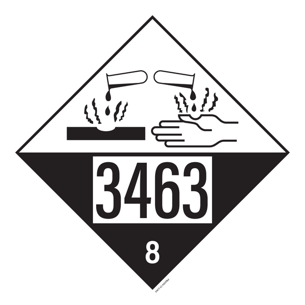 IMO 8.0 CORROSIEF MET UN 3463