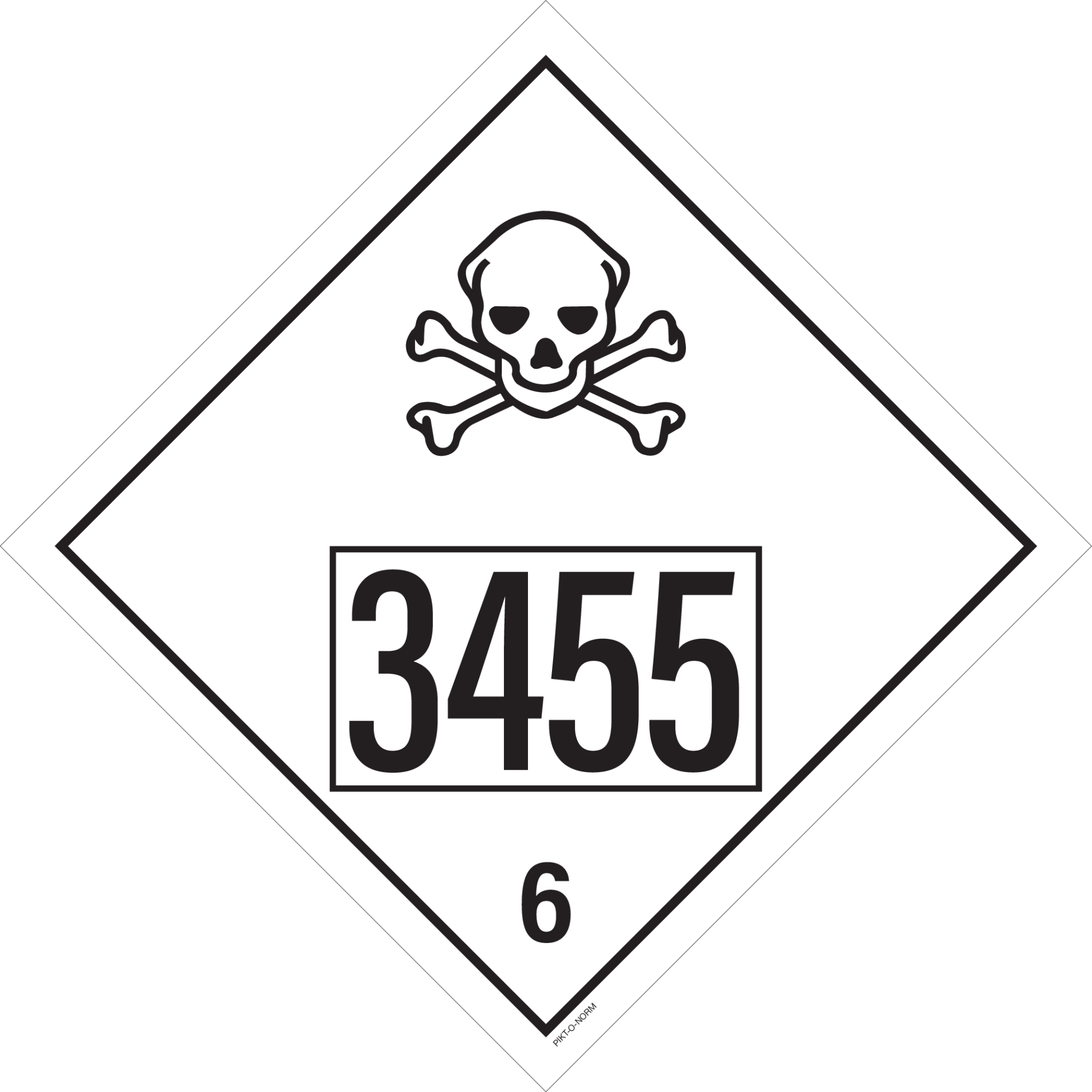 IMO 6.1. GIFTIG MET UN 3455