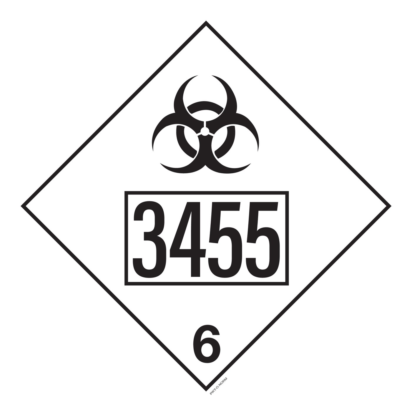 IMO 6.2. MATIÈRES INFECTIEUSES A UN 3455