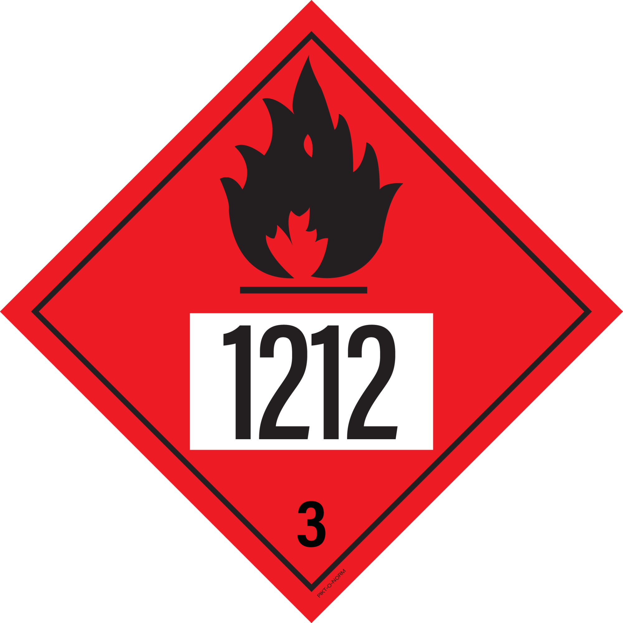 IMO 3.0. BRANDBARE VLOEISTOFFEN UN 1212