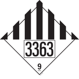 IMO 9.0 DIVERSE GEVAARL.STOF...UN 3363