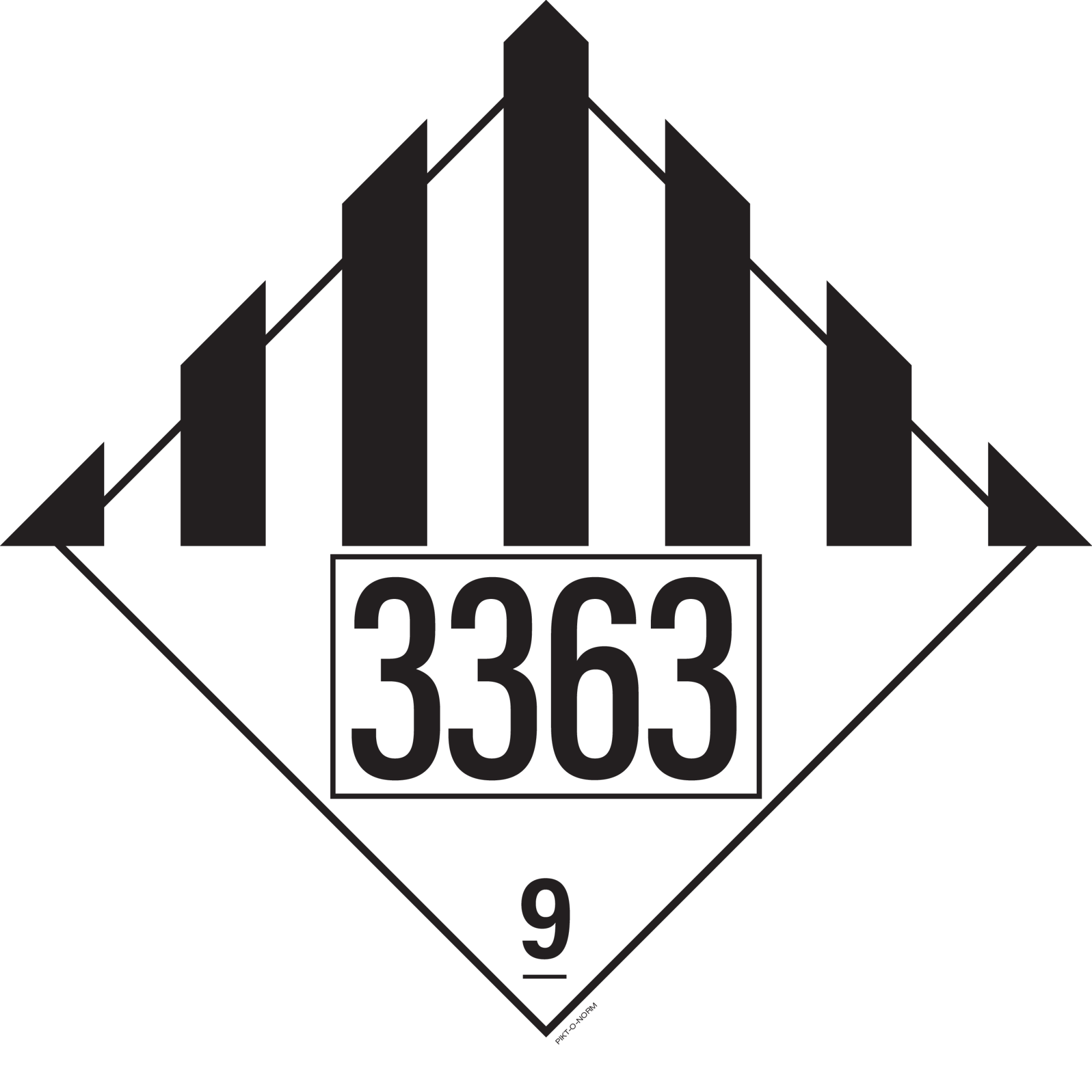 IMO 9.0 DIVERSE GEVAARL.STOF...UN 3363