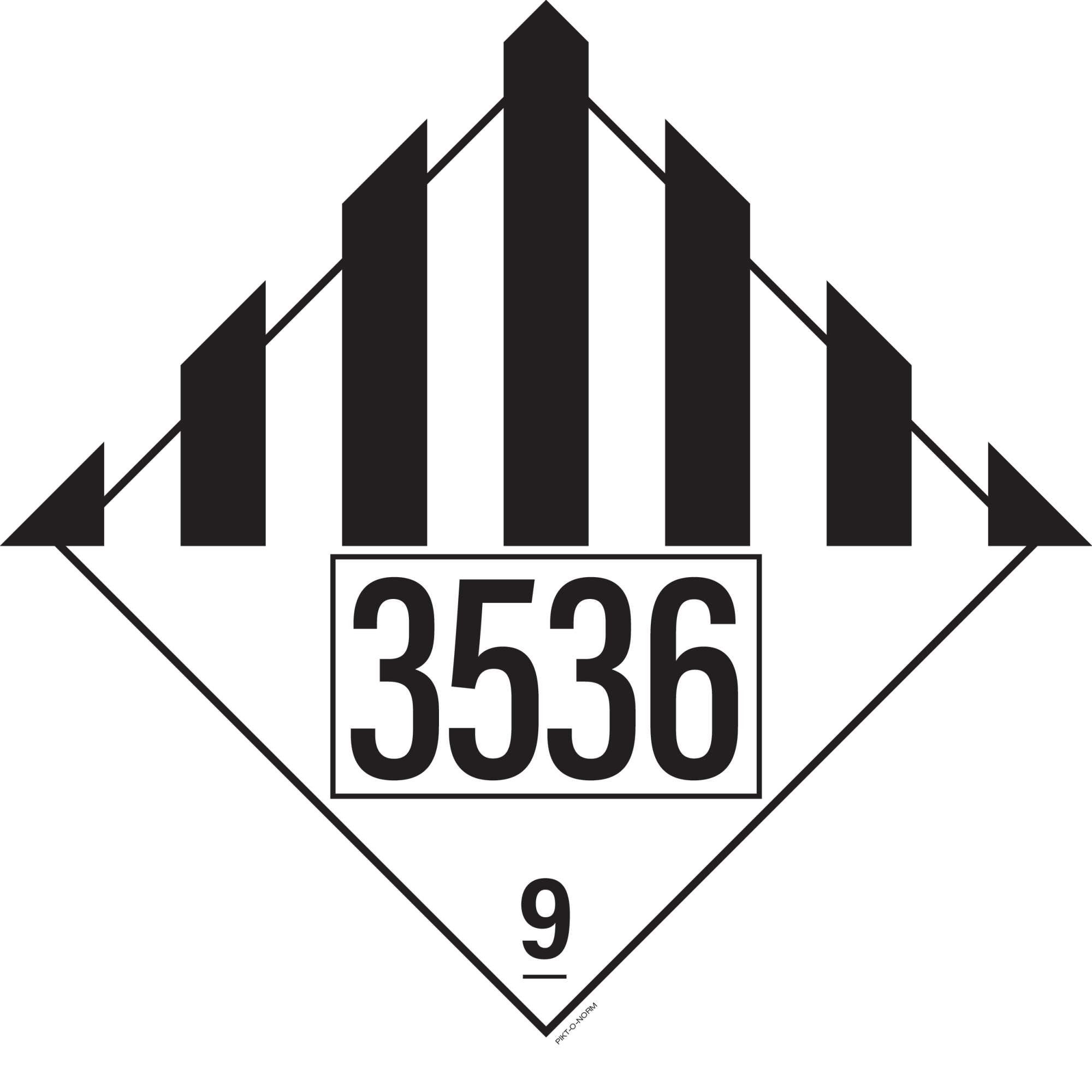 IMO 9.0 DIVERSE GEVAARL.STOF...UN 3536