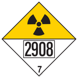 RADIOACTIVE. ADR CLASSE 7D A UN 2908