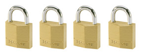 120EURQN. CADENAS SECURITE LAITON 4-PACK