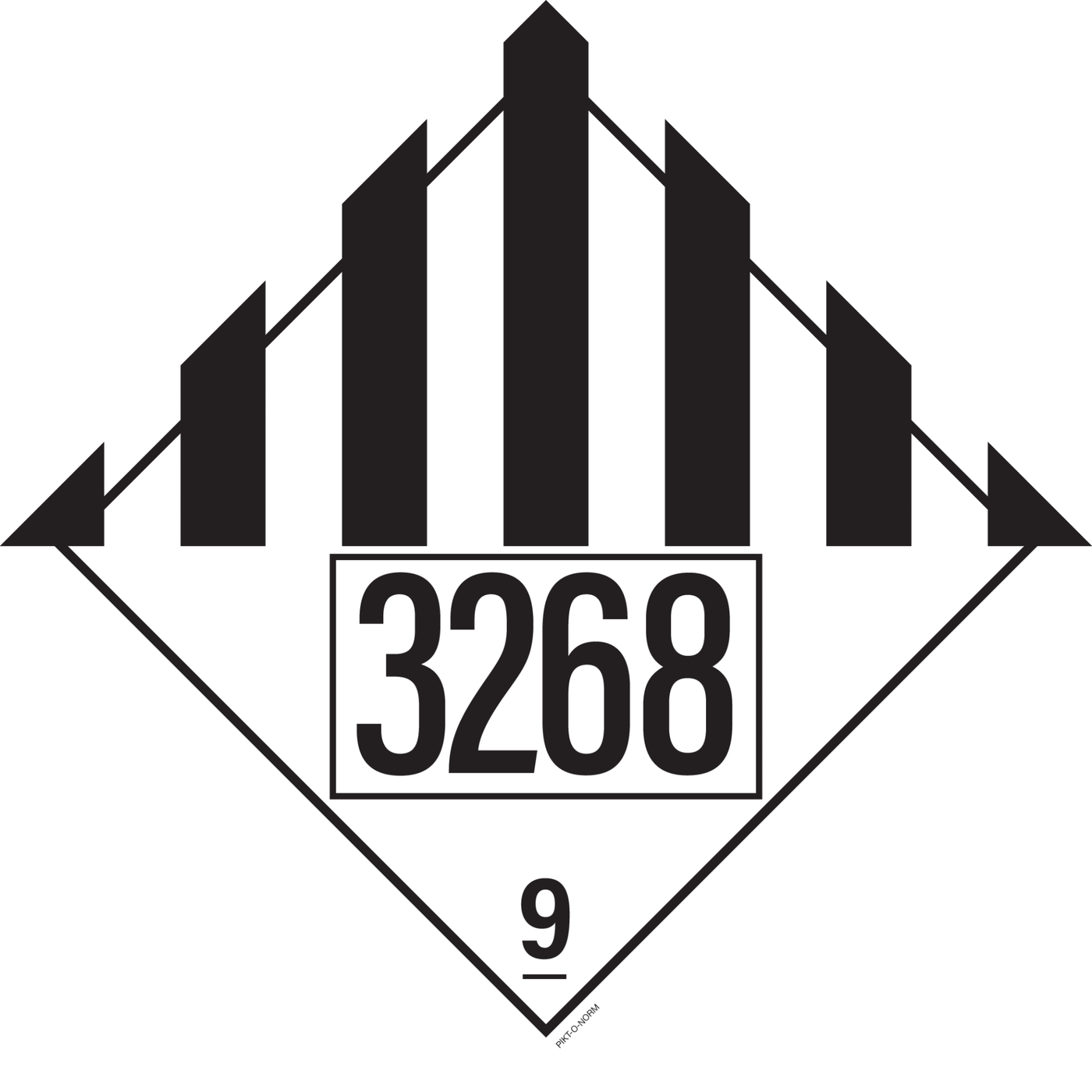 IMO 9.0 DIVERSE GEVAARL.STOF...UN 3268