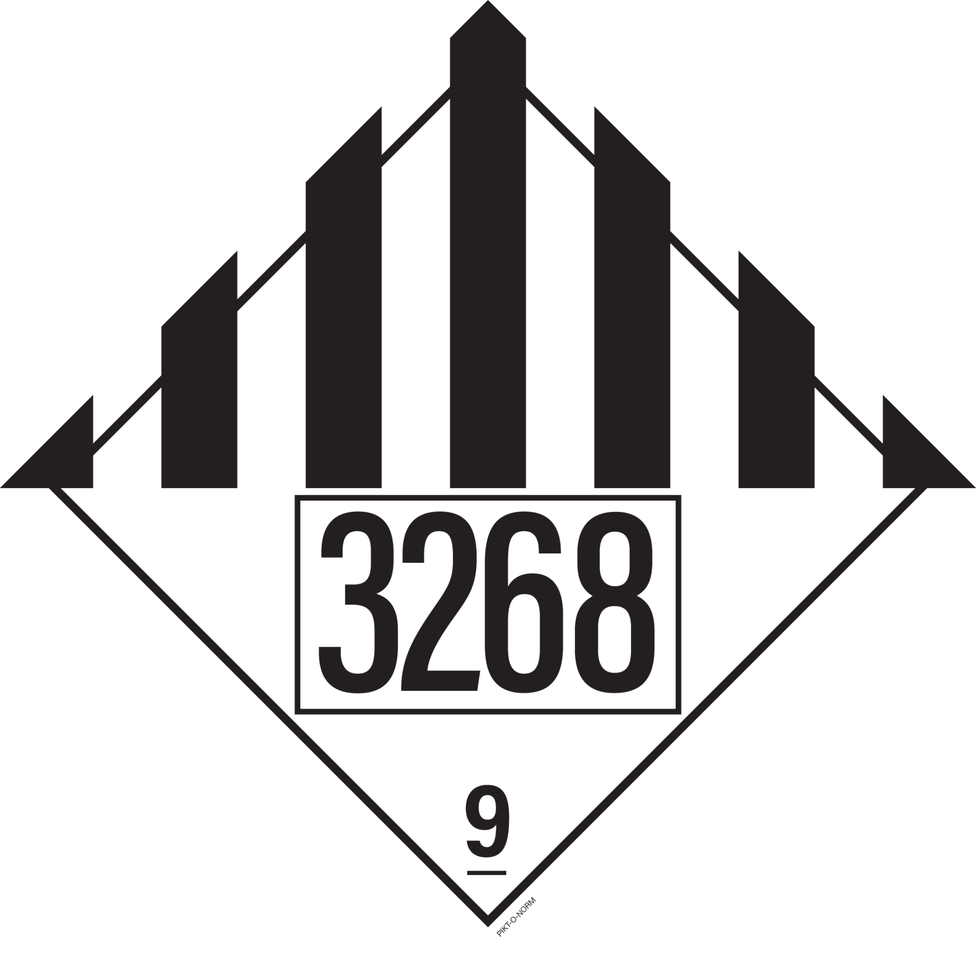 IMO 9.0 DIVERSE GEVAARL.STOF...UN 3268