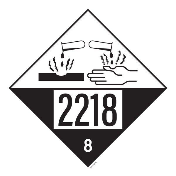 IMO 8.0 CORROSIEF UN 2218