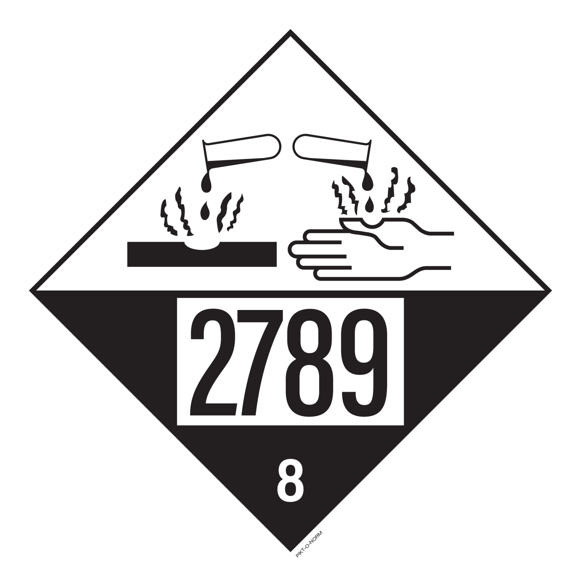 IMO 8.0 CORROSIEF UN 2789