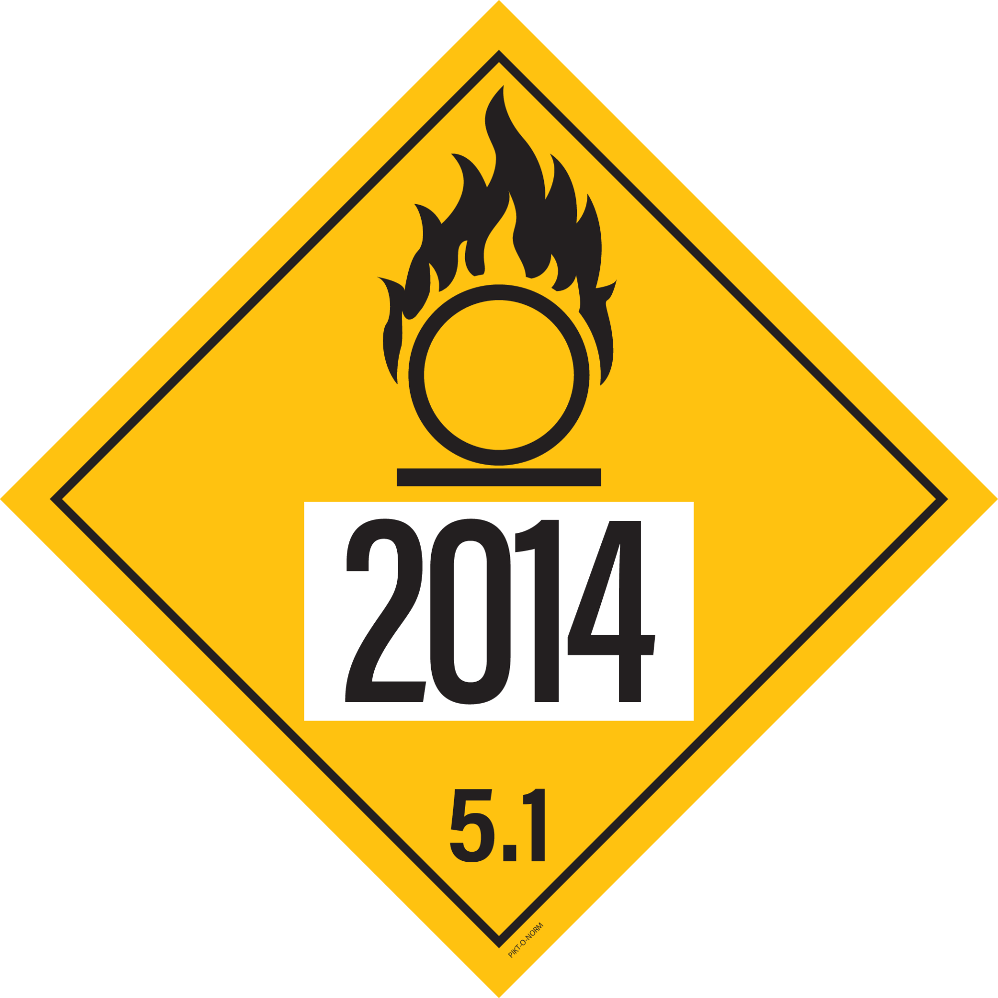 IMO 5.1. OXIDERENDE STOFFEN UN 2014