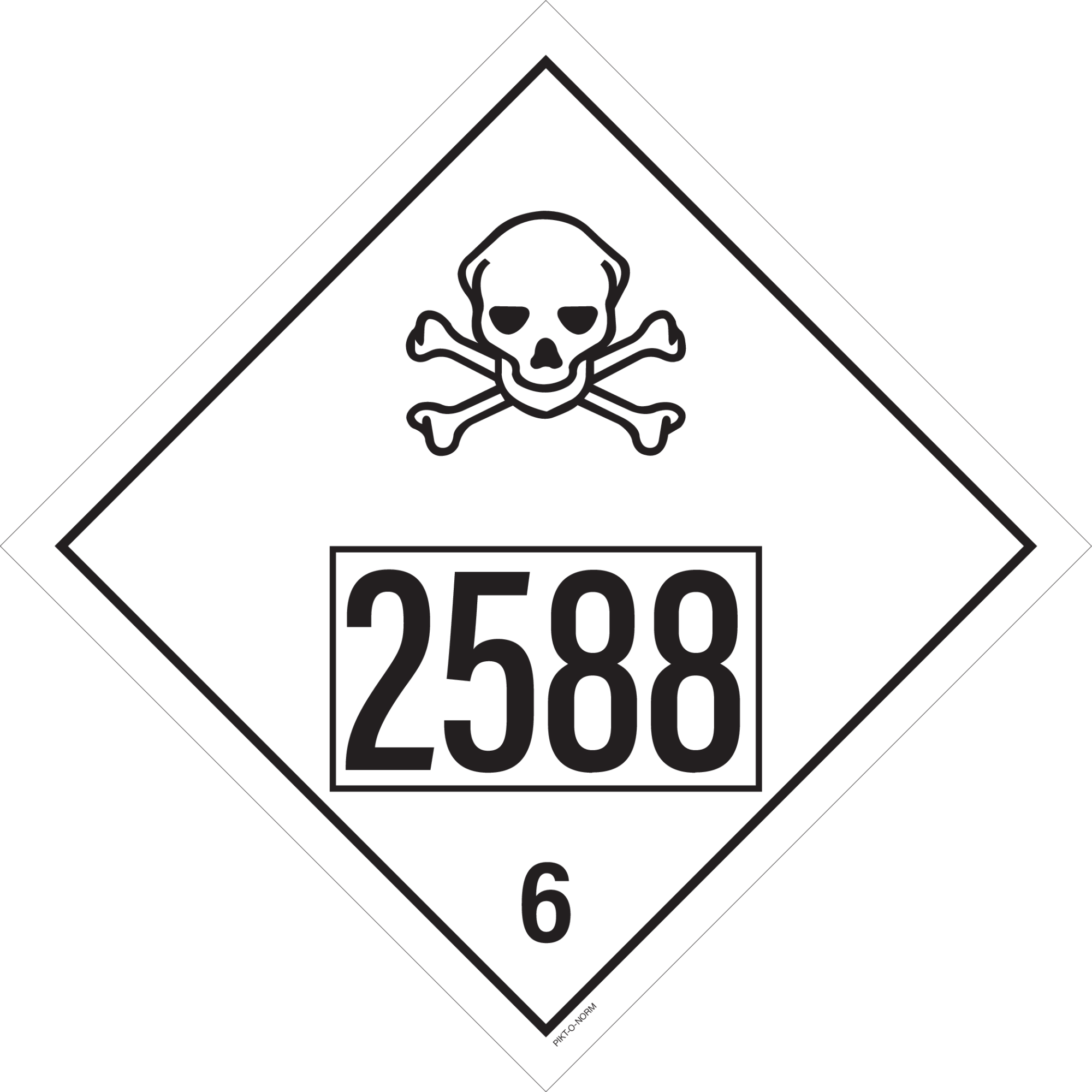 IMO 6.1. GIFTIG UN 2588