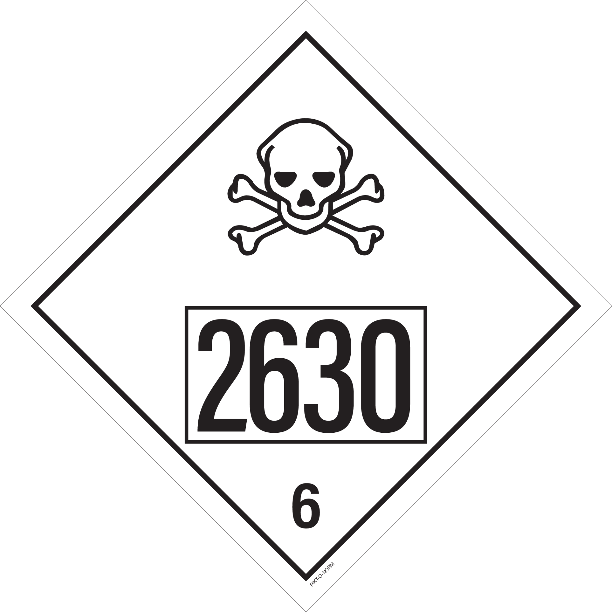 IMO 6.1. GIFTIG UN 2630