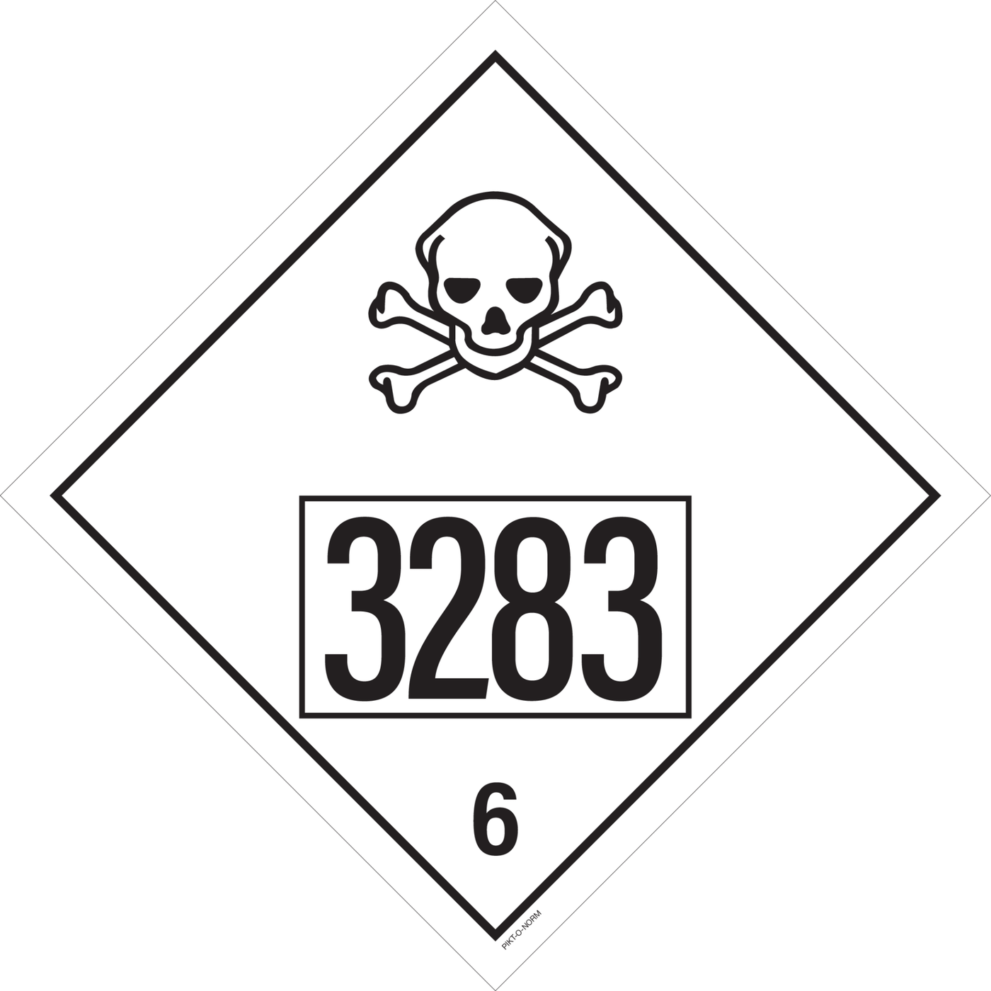 IMO 6.1. GIFTIG UN 3283