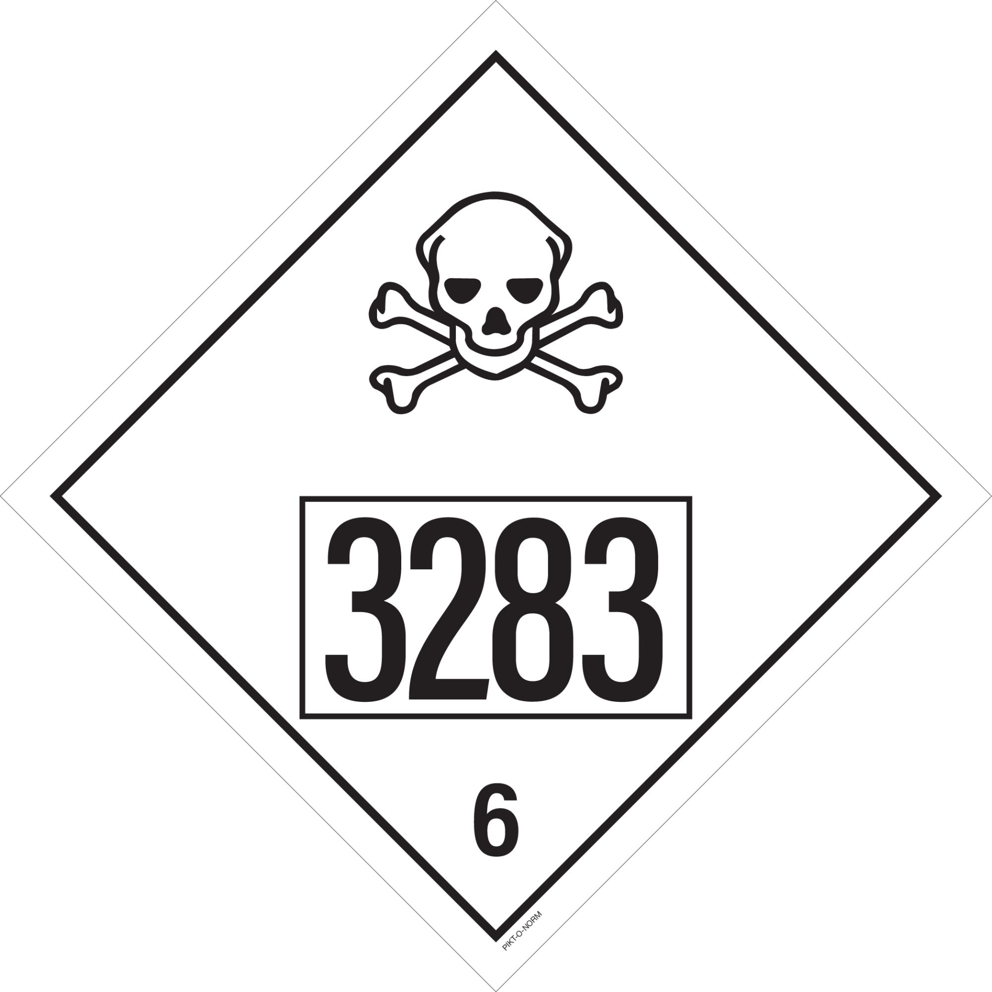 IMO 6.1. GIFTIG UN 3283