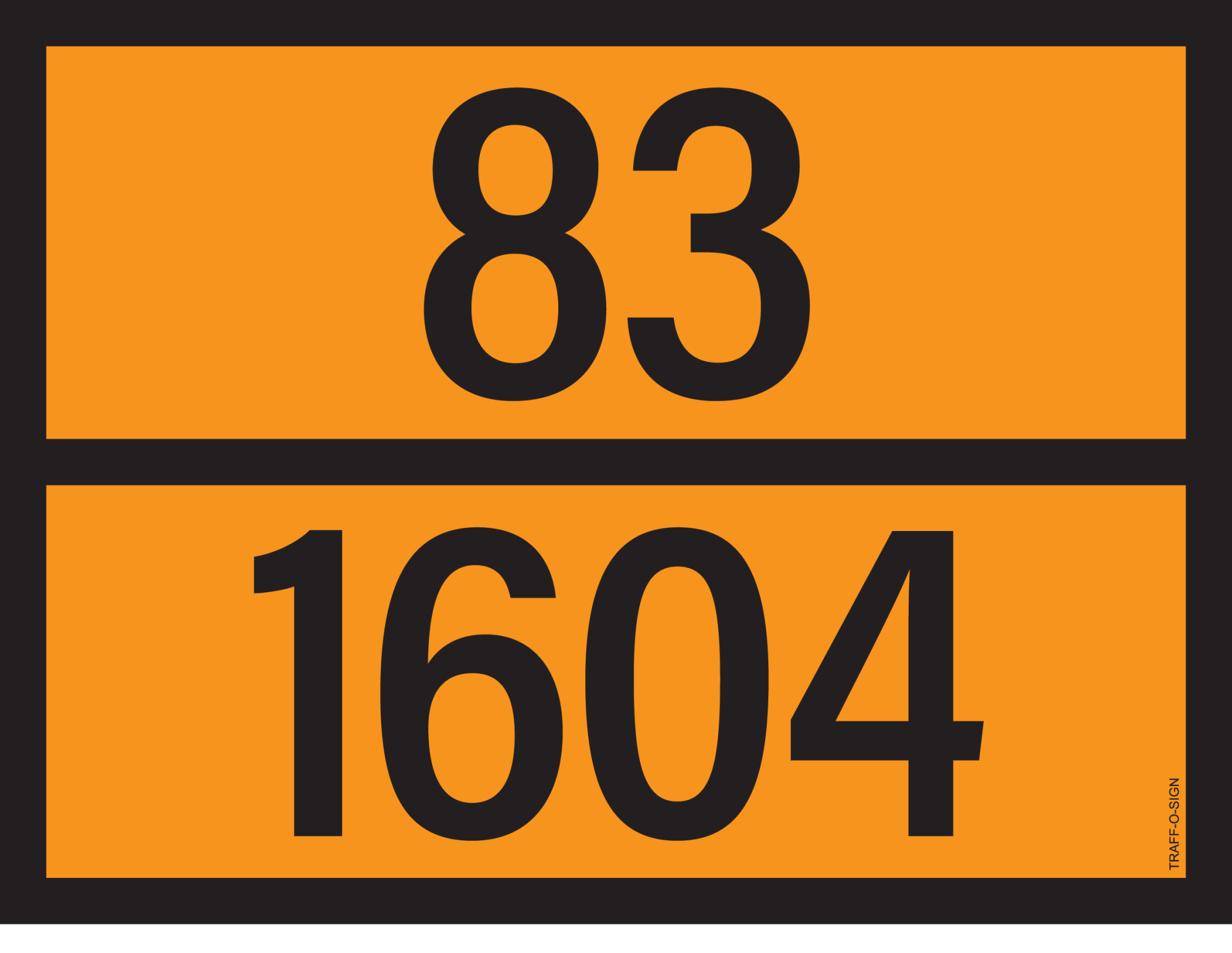 ADR BORD MET GEVARENCODE  83/1604