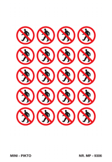 VOETGANGERS VERBODEN