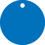 ETIQUETTES BLEUES, AVEC TROU Ø5MM