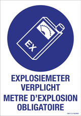 METRE D'EXPLOSION OBLIGATOIRE  N/F
