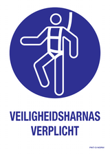 VEILIGHEIDSHARNAS VERPLICHT