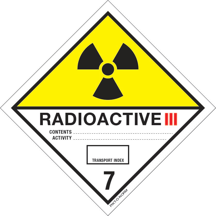 RADIOACTIEVE STOFFEN, CATEGORIE III