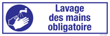 LAVAGE DES MAINS OBLIGATOIRE