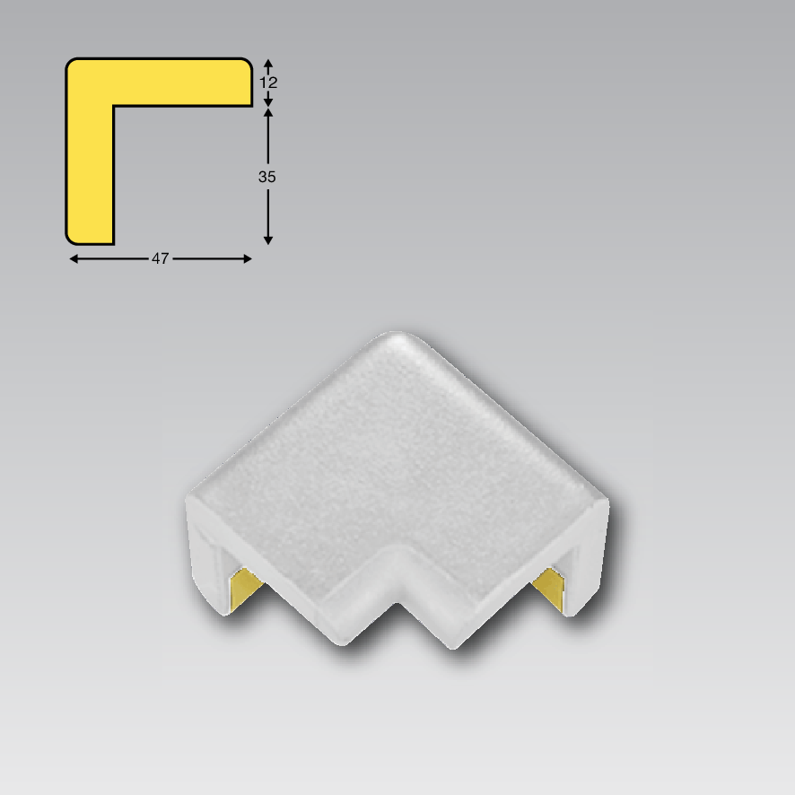 COINS DE PROTECTION TYPE H - 2 COTES
