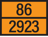 ADR BORD MET GEVARENCODE 86/2923