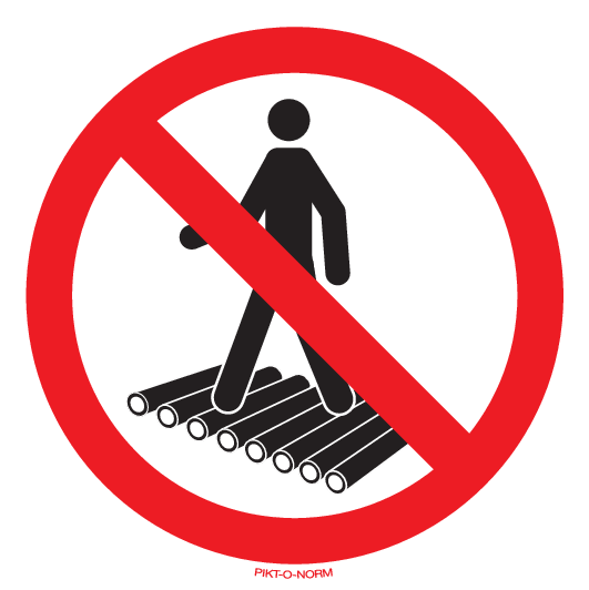 VERBODEN DE ROLLENBAAN TE BETREDEN