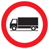 VRACHTWAGENS VERBODEN