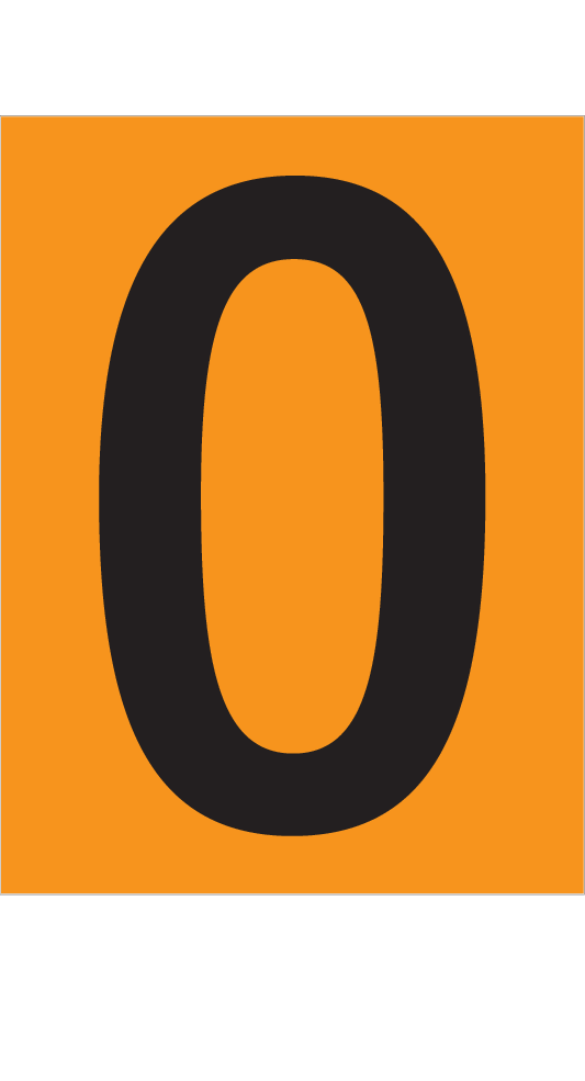 0 ADR CIJFER ZELFKLEVEND
