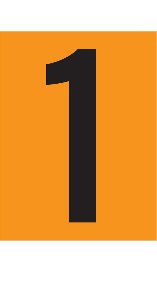 1 ADR CIJFER ZELFKLEVEND