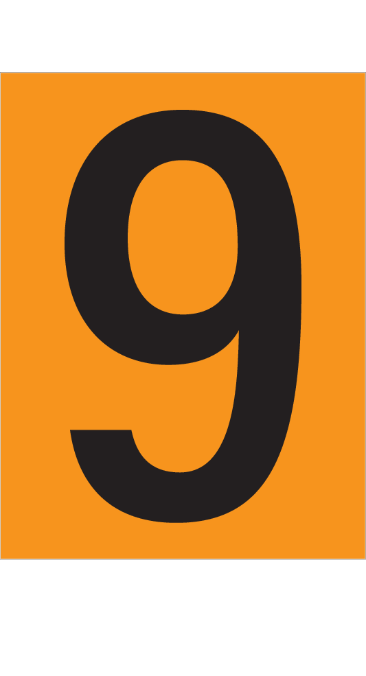 9 ADR CIJFER ZELFKLEVEND