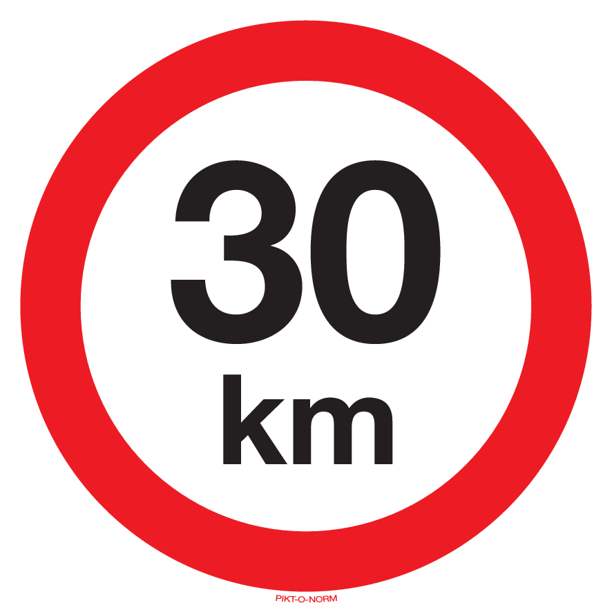 VITESSE LIMITÉE 30 KM