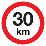 VITESSE LIMITÉE 30 KM