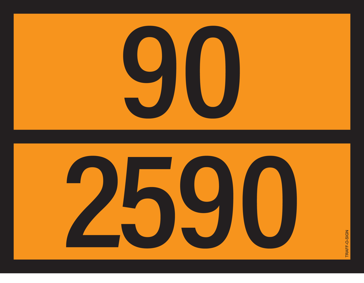 ADR BORD MET GEVARENCODE 90/2590