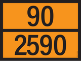 ADR BORD MET GEVARENCODE 90/2590