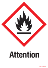ATTENTION, MATIÈRES INFLAMMABLES