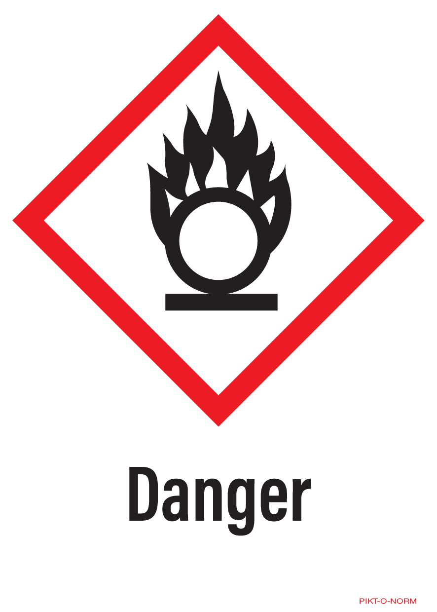 DANGER, MATIÈRES COMBURANTES