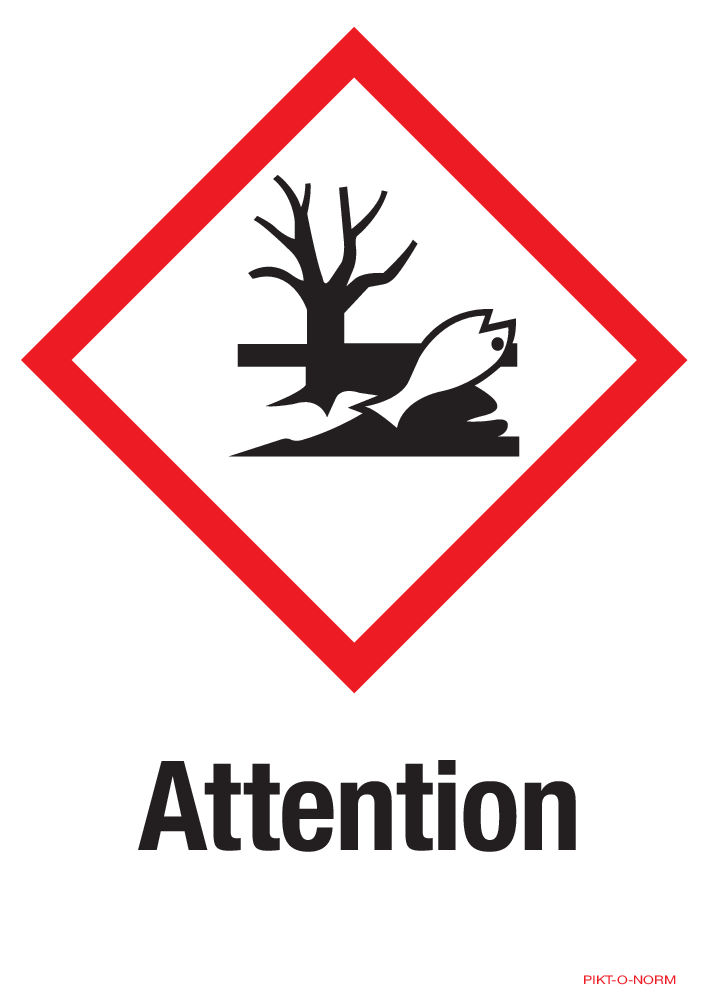 ATTENTION, DANGER POUR MILIEU AQUATIQUE