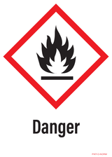 DANGER, MATIÈRES INFLAMMABLES