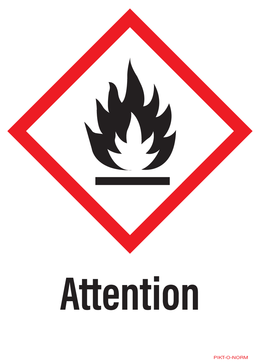 ATTENTION, MATIÈRES INFLAMMABLES