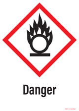 DANGER, MATIÈRES COMBURANTES