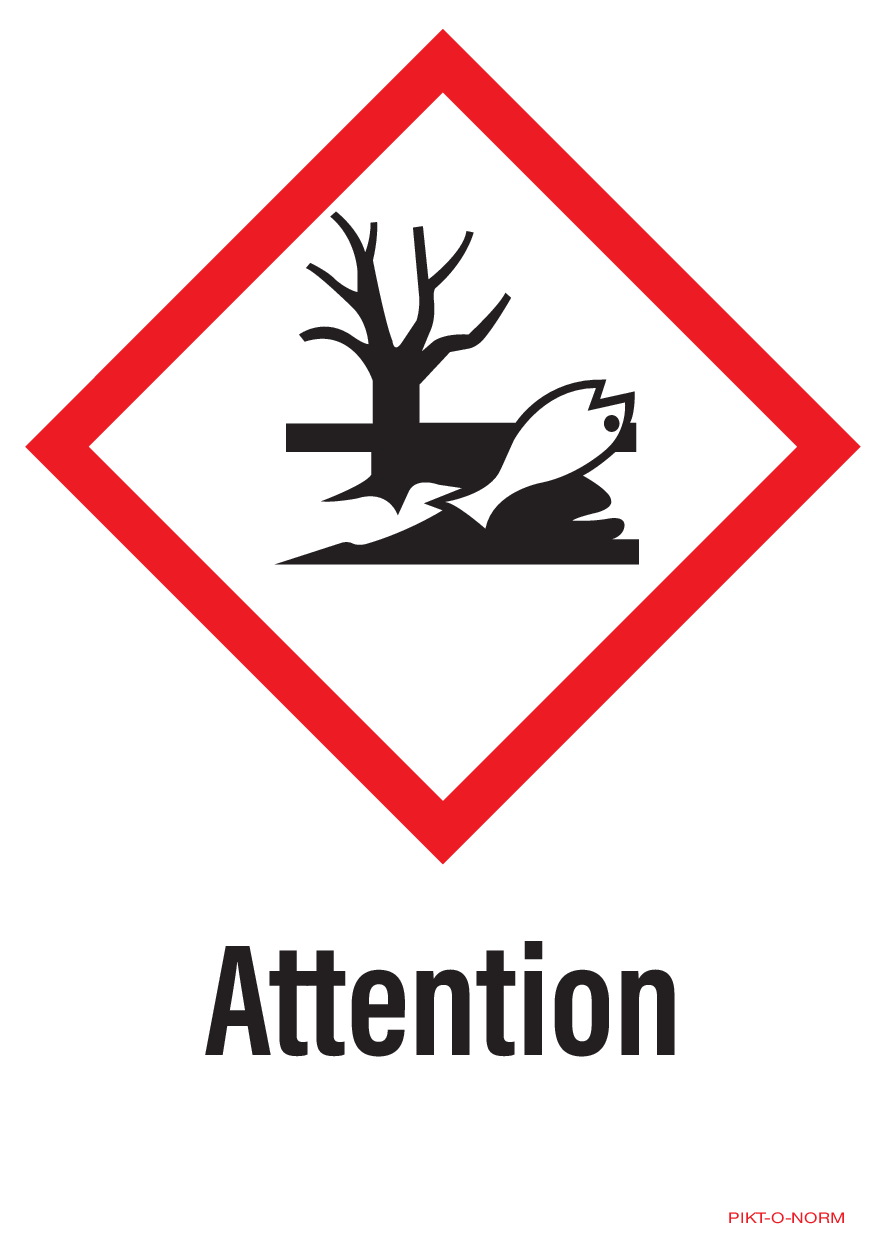 ATTENTION, DANGER POUR MILIEU AQUATIQUE