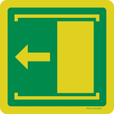 FAIRE COULLISER LA PORTE VERS LA GAUCHE